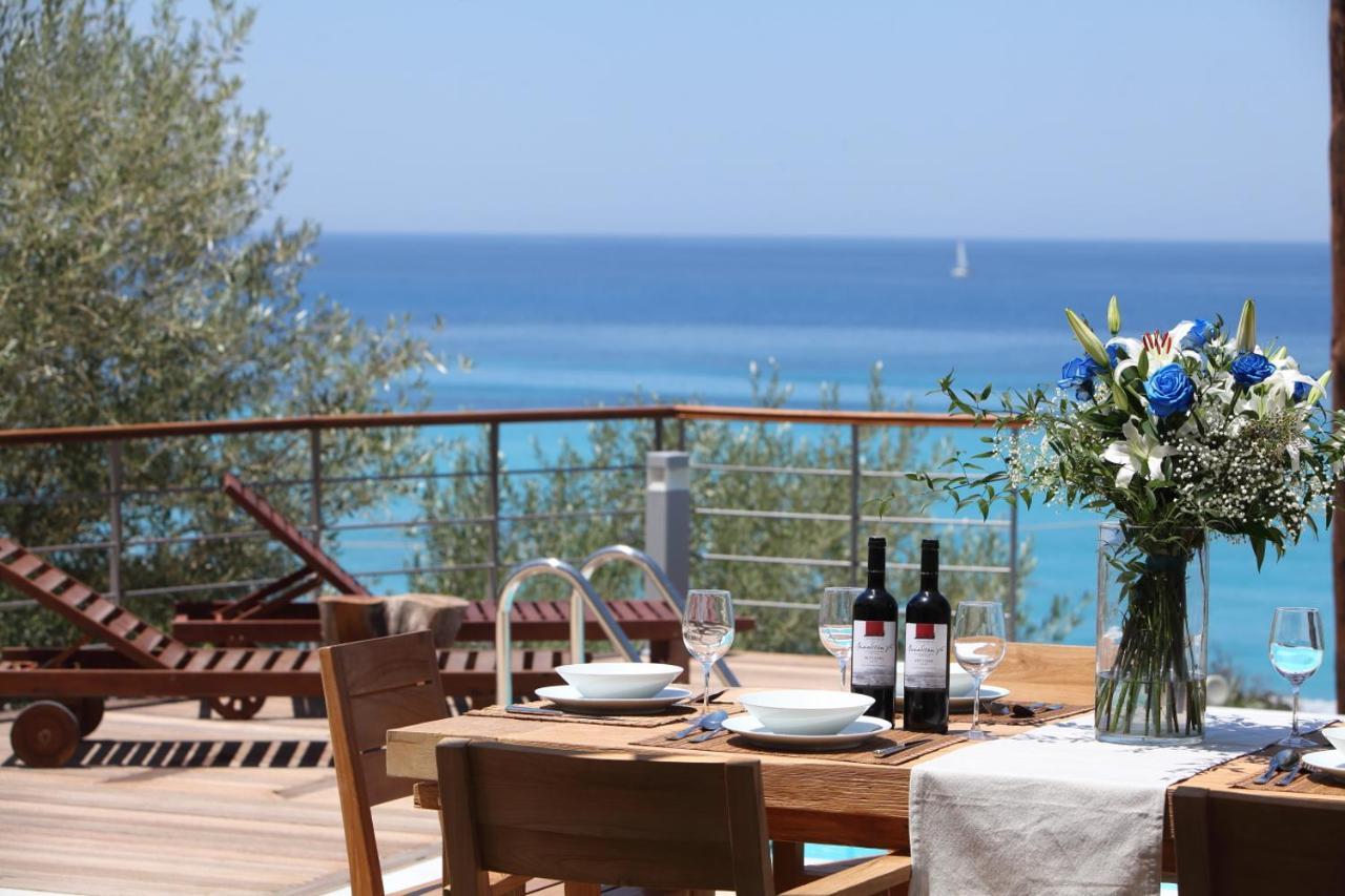 Capro - Milos Bay Villas Áyios Nikítas Buitenkant foto