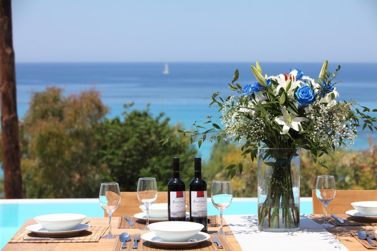 Capro - Milos Bay Villas Áyios Nikítas Buitenkant foto
